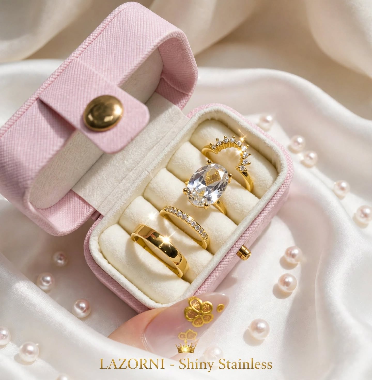 LAZORNI - Shiny Stainless